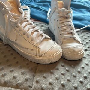 White High-Top Sneakers